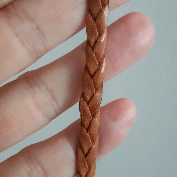 100% Leather Crossbody purse Boho Style - Picture 6 of 6